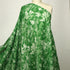 EXCLUSIVE 90% Linen 10% Silk –Toile de Jouy ~ 'Safari' Forest Green REVERSE